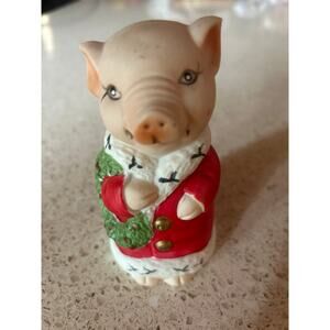vintage Jasco Christmas pig.